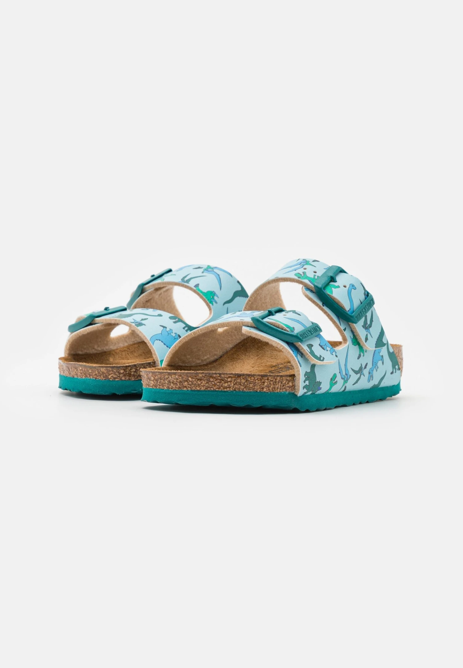 Birkenstock Arizona Kids Big Dino Unisex - Muiltjes - Light Blue 4 Birkenstock Arizona Kids Big Dino Unisex - Muiltjes - Light Blue - Afbeelding 2