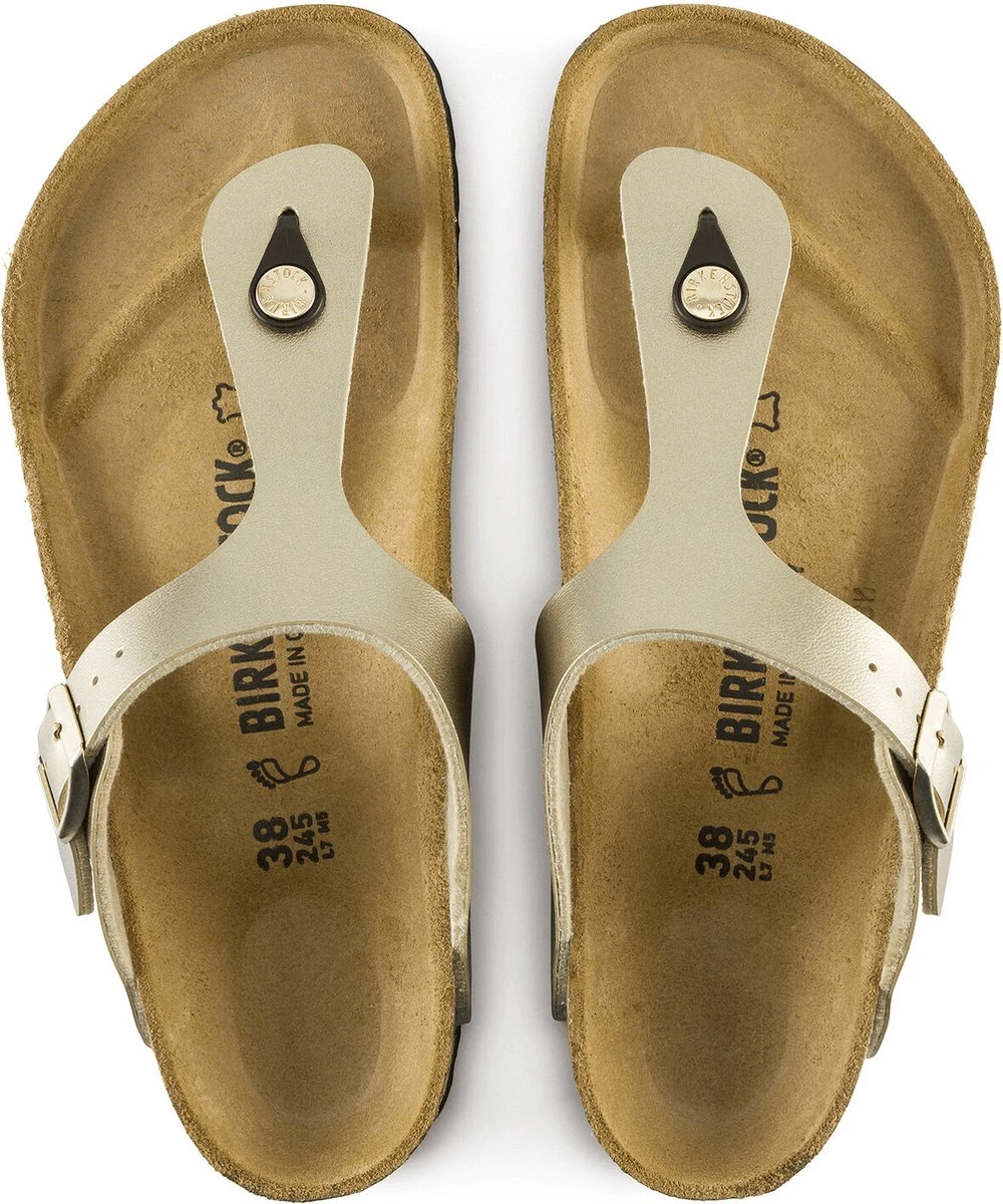 Birkenstock - Dames Sandalen Gizeh BS Gold (regular) - Goud - Maat 39 9 Birkenstock - Dames Sandalen Gizeh BS Gold (regular) - Goud - Maat 39 - Afbeelding 7