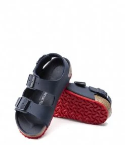 Birkenstock Milano Kids BF Narrow Desert Soil Blue Red -Birkenstock Winkel 1022211 desert soil blue red 5 600