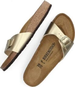 Birkenstock Madrid BF Gold Narrow Dames Slippers - Gold - Maat 37 30 Birkenstock Madrid BF Gold Narrow Dames Slippers - Gold - Maat 37 -Birkenstock Winkel 1038x1200 22