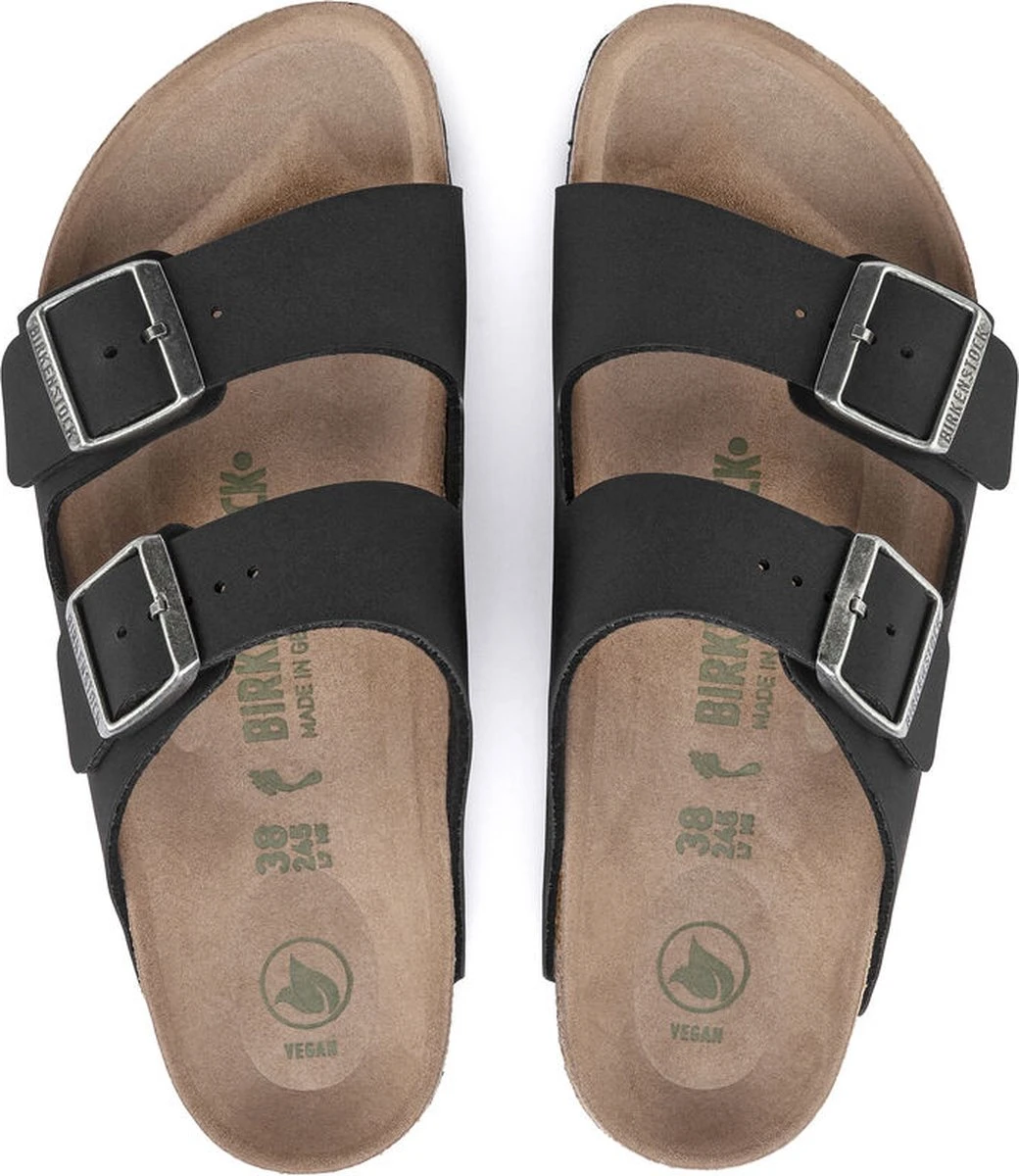 Birkenstock Arizona Slippers Black Narrow-fit | Zwart | Imitatieleer | Maat 41 | 1019057 6 Birkenstock Arizona Slippers Black Narrow-fit | Zwart | Imitatieleer | Maat 41 | 1019057 - Afbeelding 4