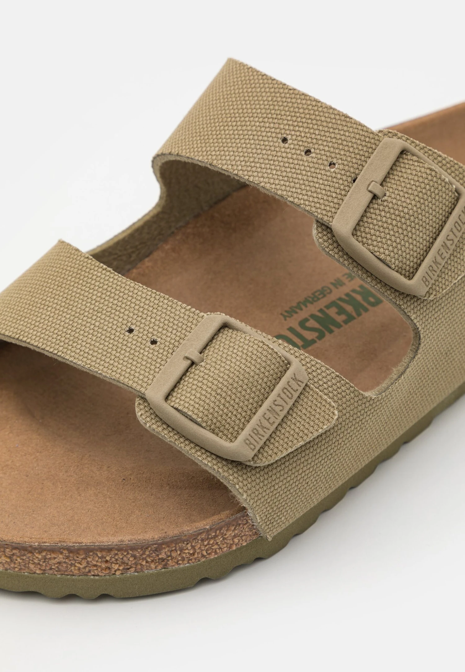 Birkenstock Arizona TexCanvas Faded Vegan Unisex - Muiltjes - Faded Khaki 8 Birkenstock Arizona TexCanvas Faded Vegan Unisex - Muiltjes - Faded Khaki - Afbeelding 6