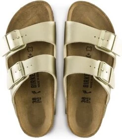 Birkenstock Arizona Gold Narrow Birko-Flor - Gold - Maat 39 25 Birkenstock Arizona Gold Narrow Birko-Flor - Gold - Maat 39 -Birkenstock Winkel 1054x1200