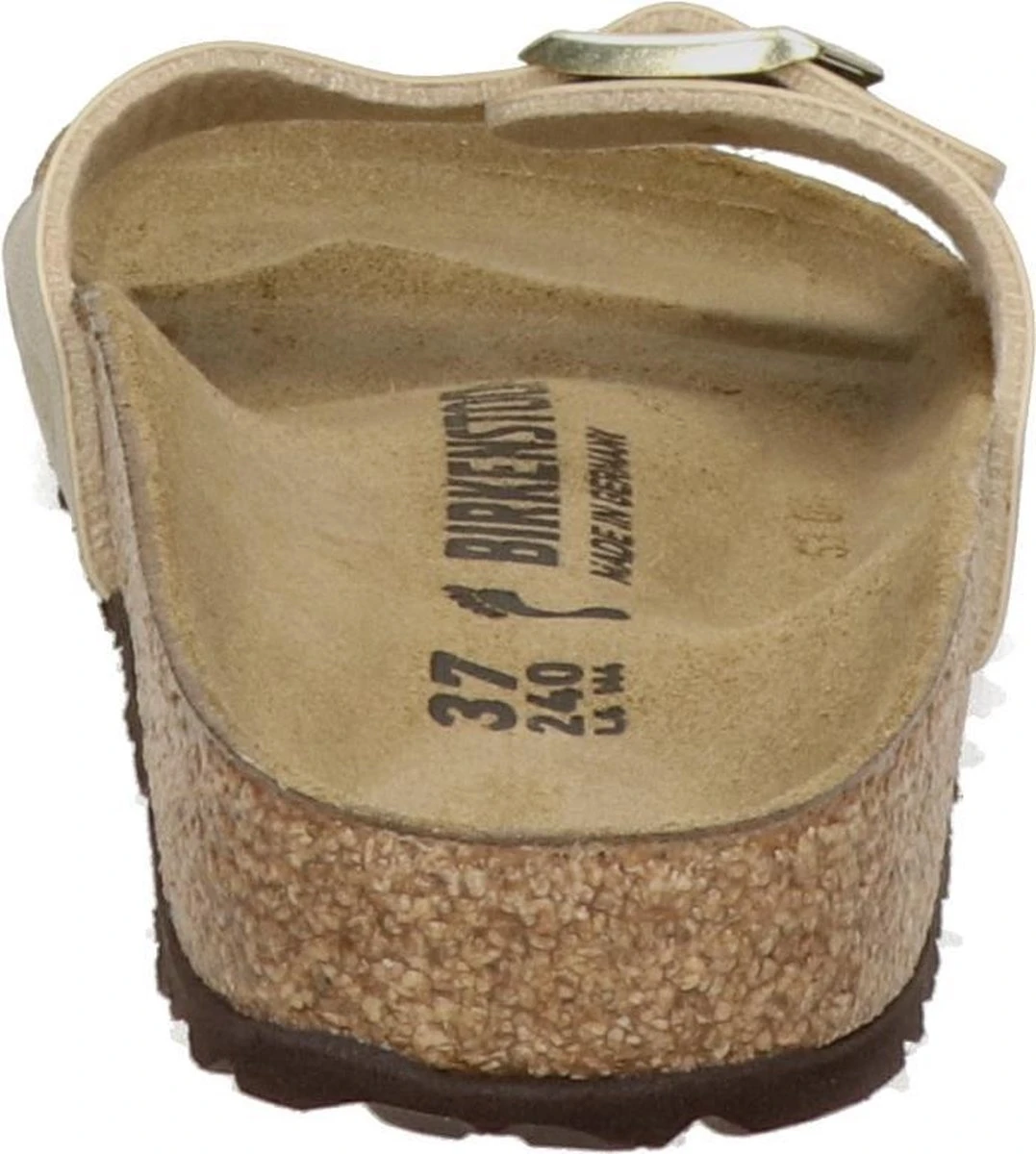 Birkenstock Madrid BF Gold Narrow Dames Slippers - Gold - Maat 37 7 Birkenstock Madrid BF Gold Narrow Dames Slippers - Gold - Maat 37 - Afbeelding 5