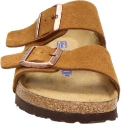 Birkenstock Arizona SFB VL Mink Narrow Dames Slippers - Mink - Maat 39 -Birkenstock Winkel 1172x1200 2
