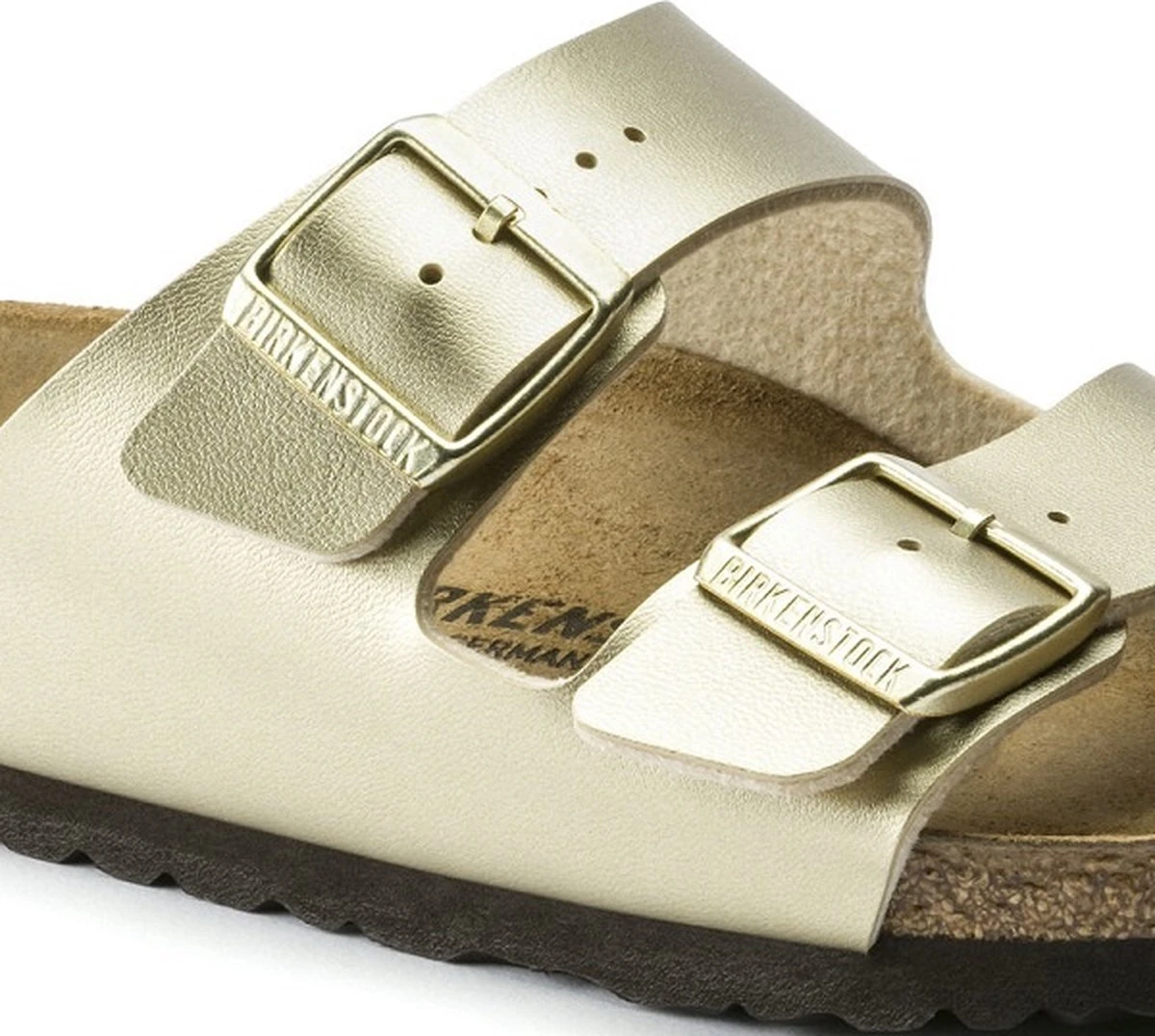 Birkenstock Arizona Gold Narrow Birko-Flor - Gold - Maat 39 11 Birkenstock Arizona Gold Narrow Birko-Flor - Gold - Maat 39 - Afbeelding 9