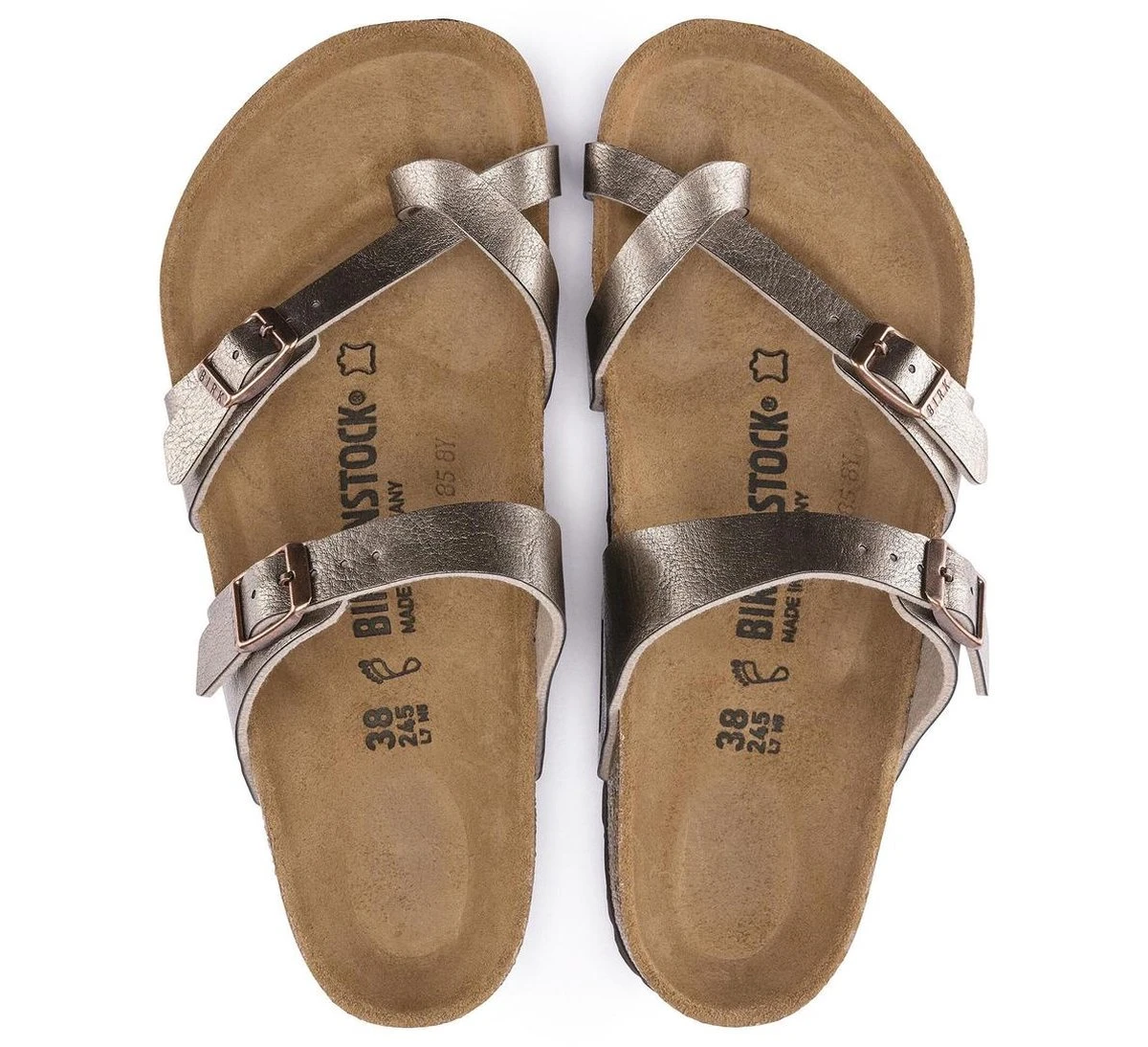 Birkenstock Mayari BF Regular Dames Slippers - Graceful Taupe - Maat 39 18 Birkenstock Mayari BF Regular Dames Slippers - Graceful Taupe - Maat 39 - Afbeelding 16