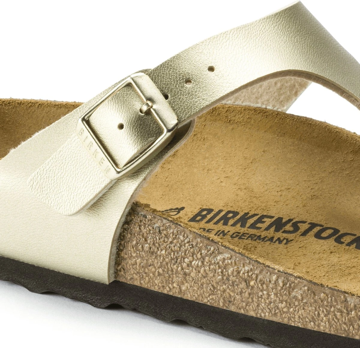 Birkenstock - Dames Sandalen Gizeh BS Gold (regular) - Goud - Maat 39 8 Birkenstock - Dames Sandalen Gizeh BS Gold (regular) - Goud - Maat 39 - Afbeelding 6