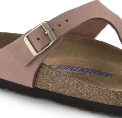 Birkenstock Gizeh Dames Slippers Old Rose Regular-fit | Roze | Nubuck | Maat 39 | 1024024 -Birkenstock Winkel 1200x1166