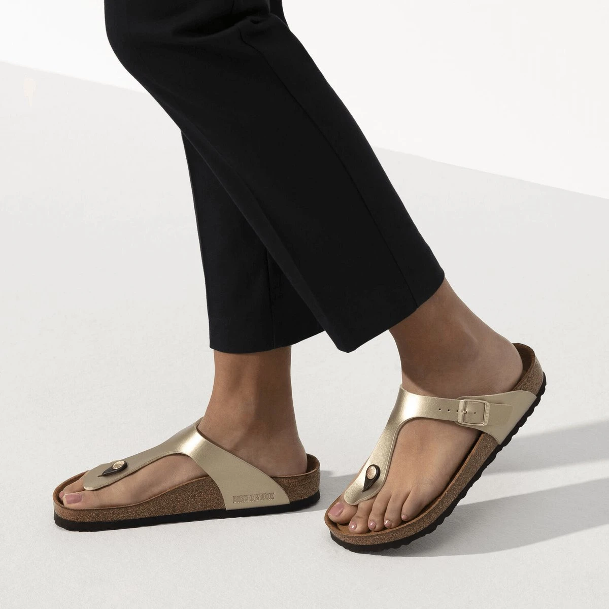 Birkenstock - Dames Sandalen Gizeh BS Gold (regular) - Goud - Maat 39 11 Birkenstock - Dames Sandalen Gizeh BS Gold (regular) - Goud - Maat 39 - Afbeelding 9