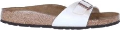 Birkenstock Madrid Dames Slippers Small Fit - Pearl White - Maat 39 -Birkenstock Winkel 1200x299 1