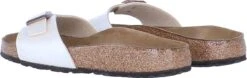 Birkenstock Madrid Dames Slippers Small Fit - Pearl White - Maat 37 -Birkenstock Winkel 1200x378