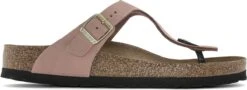 Birkenstock Gizeh Dames Slippers Old Rose Regular-fit | Roze | Nubuck | Maat 39 | 1024024