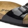Birkenstock Madrid BF Lack Narrow Dames Slippers - Black - Maat 40 -Birkenstock Winkel 1200x445