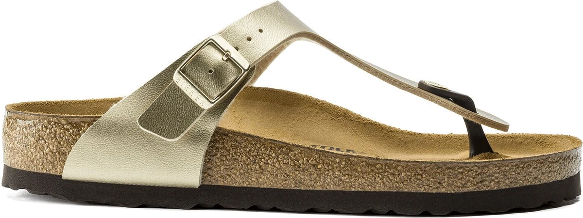 Birkenstock - Dames Sandalen Gizeh BS Gold (regular) - Goud - Maat 39 4 Birkenstock - Dames Sandalen Gizeh BS Gold (regular) - Goud - Maat 39 - Afbeelding 2