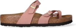 Birkenstock Mayari Dames Slippers Old Rose Regular-fit | Roze | Nubuck | Maat 38 | 1023964