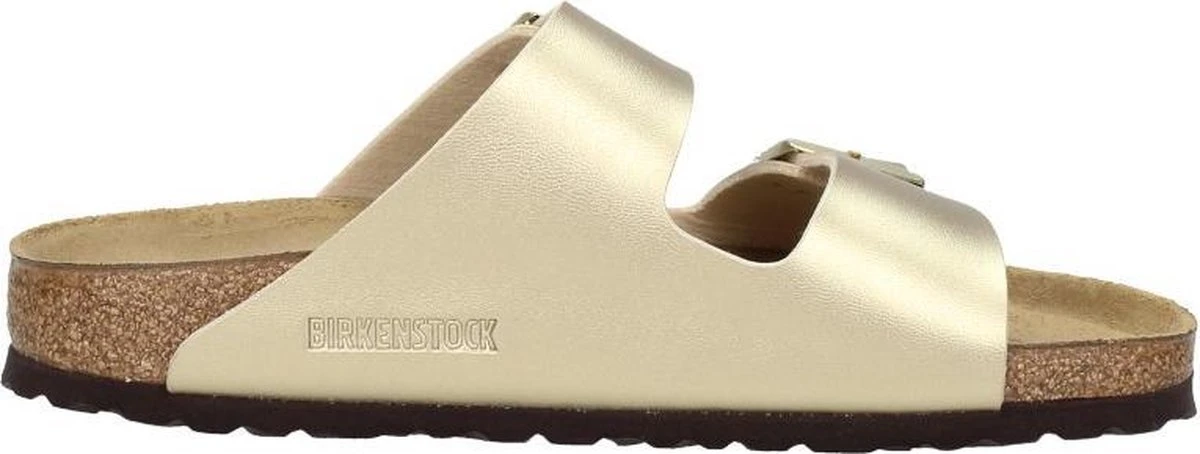 Birkenstock Arizona Gold Narrow Birko-Flor - Gold - Maat 39 17 Birkenstock Arizona Gold Narrow Birko-Flor - Gold - Maat 39 - Afbeelding 15