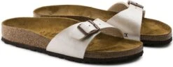 Birkenstock Madrid Dames Slippers Small Fit - Pearl White - Maat 39 -Birkenstock Winkel 1200x471 1