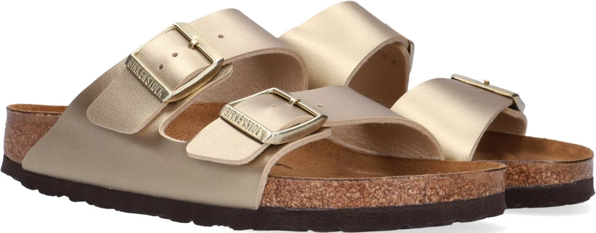 Birkenstock Arizona Gold Narrow Birko-Flor - Gold - Maat 39 15 Birkenstock Arizona Gold Narrow Birko-Flor - Gold - Maat 39 - Afbeelding 13