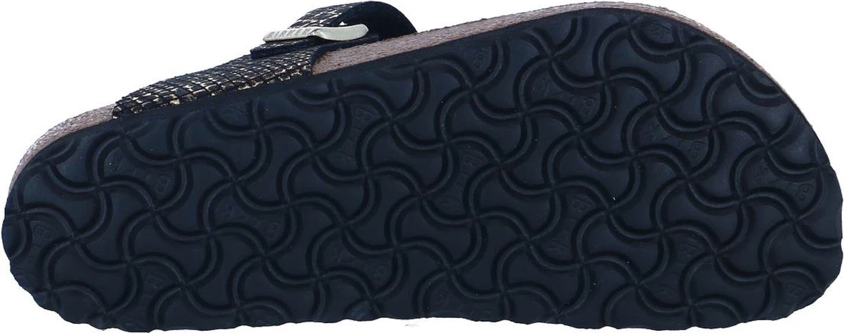 Birkenstock Slippers - Maat 40 - Vrouwen - Zwart - Goud 6 Birkenstock Slippers - Maat 40 - Vrouwen - Zwart - Goud - Afbeelding 4