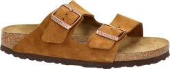Birkenstock Arizona SFB VL Mink Narrow Dames Slippers - Mink - Maat 39 -Birkenstock Winkel 1200x493 4