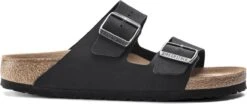 Birkenstock Arizona Slippers Black Narrow-fit | Zwart | Imitatieleer | Maat 41 | 1019057