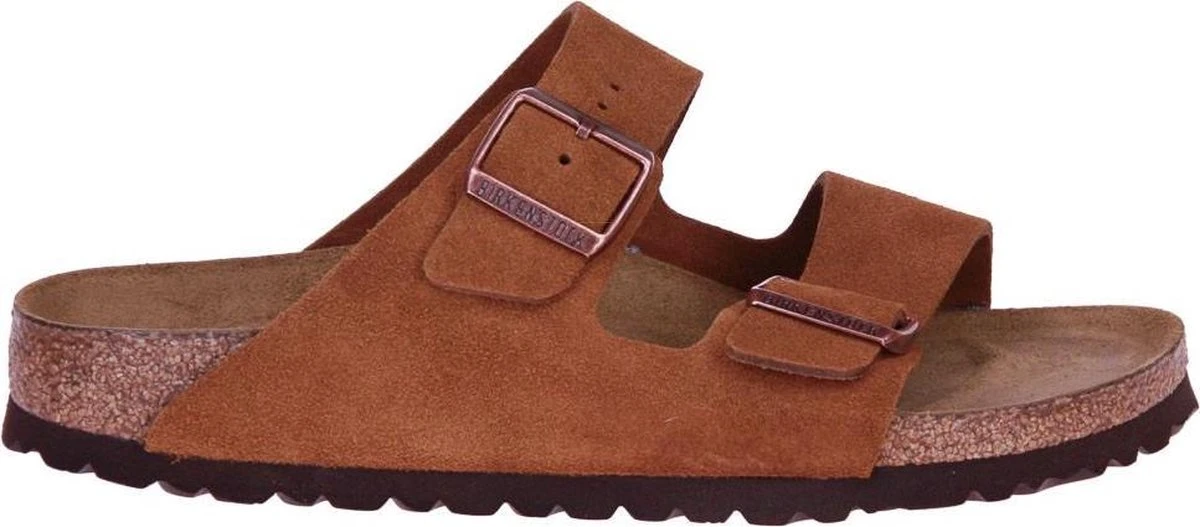Birkenstock Arizona SFB VL Mink Narrow Dames Slippers - Mink - Maat 40 7 Birkenstock Arizona SFB VL Mink Narrow Dames Slippers - Mink - Maat 40 - Afbeelding 5