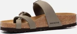 Birkenstock Mayari BFBC Regular Dames Slippers - Stone - Maat 37 -Birkenstock Winkel 1200x530