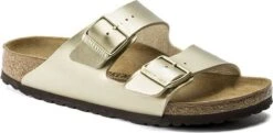 Birkenstock Arizona Gold Narrow Birko-Flor - Gold - Maat 39 24 Birkenstock Arizona Gold Narrow Birko-Flor - Gold - Maat 39 -Birkenstock Winkel 1200x590