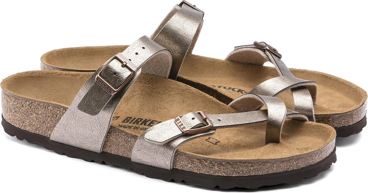 Birkenstock Mayari BF Regular Dames Slippers - Graceful Taupe - Maat 39 3 Birkenstock Mayari BF Regular Dames Slippers - Graceful Taupe - Maat 39