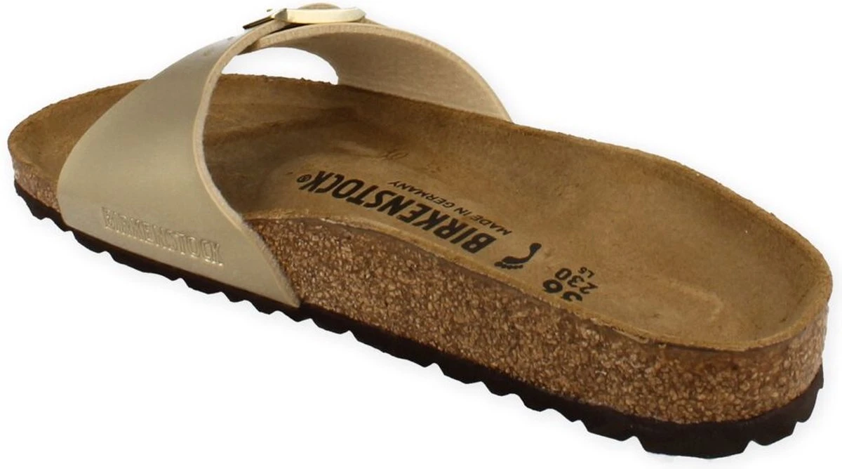 Birkenstock Madrid BF Gold Narrow Dames Slippers - Gold - Maat 40 19 Birkenstock Madrid BF Gold Narrow Dames Slippers - Gold - Maat 40 - Afbeelding 17