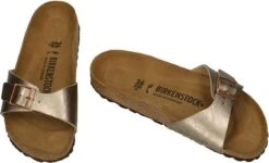 Birkenstock Madrid Dames Slippers Graceful Taupe Narrow-fit | Taupe | Imitatieleer | Maat 37 | 1020632 -Birkenstock Winkel 1200x729 1