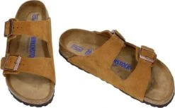 Birkenstock Arizona SFB VL Mink Narrow Dames Slippers - Mink - Maat 40 30 Birkenstock Arizona SFB VL Mink Narrow Dames Slippers - Mink - Maat 40 -Birkenstock Winkel 1200x742