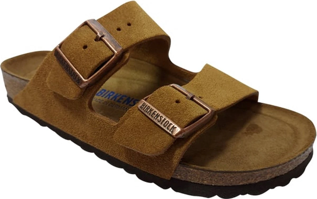 Birkenstock Arizona SFB VL Mink Narrow Dames Slippers - Mink - Maat 40 12 Birkenstock Arizona SFB VL Mink Narrow Dames Slippers - Mink - Maat 40 - Afbeelding 10