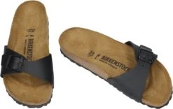 Birkenstock Madrid Dames Slippers Small Fit - Black - Maat 39 -Birkenstock Winkel 1200x756