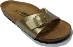 Birkenstock Madrid BF Gold Narrow Dames Slippers - Gold - Maat 40 30 Birkenstock Madrid BF Gold Narrow Dames Slippers - Gold - Maat 40 -Birkenstock Winkel 1200x768 5