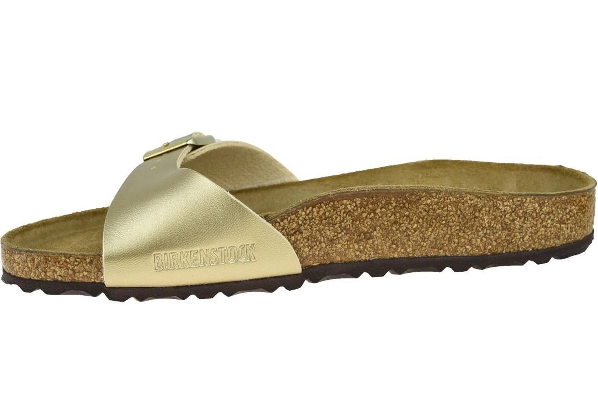 Birkenstock Madrid BF Gold Narrow Dames Slippers - Gold - Maat 40 18 Birkenstock Madrid BF Gold Narrow Dames Slippers - Gold - Maat 40 - Afbeelding 16