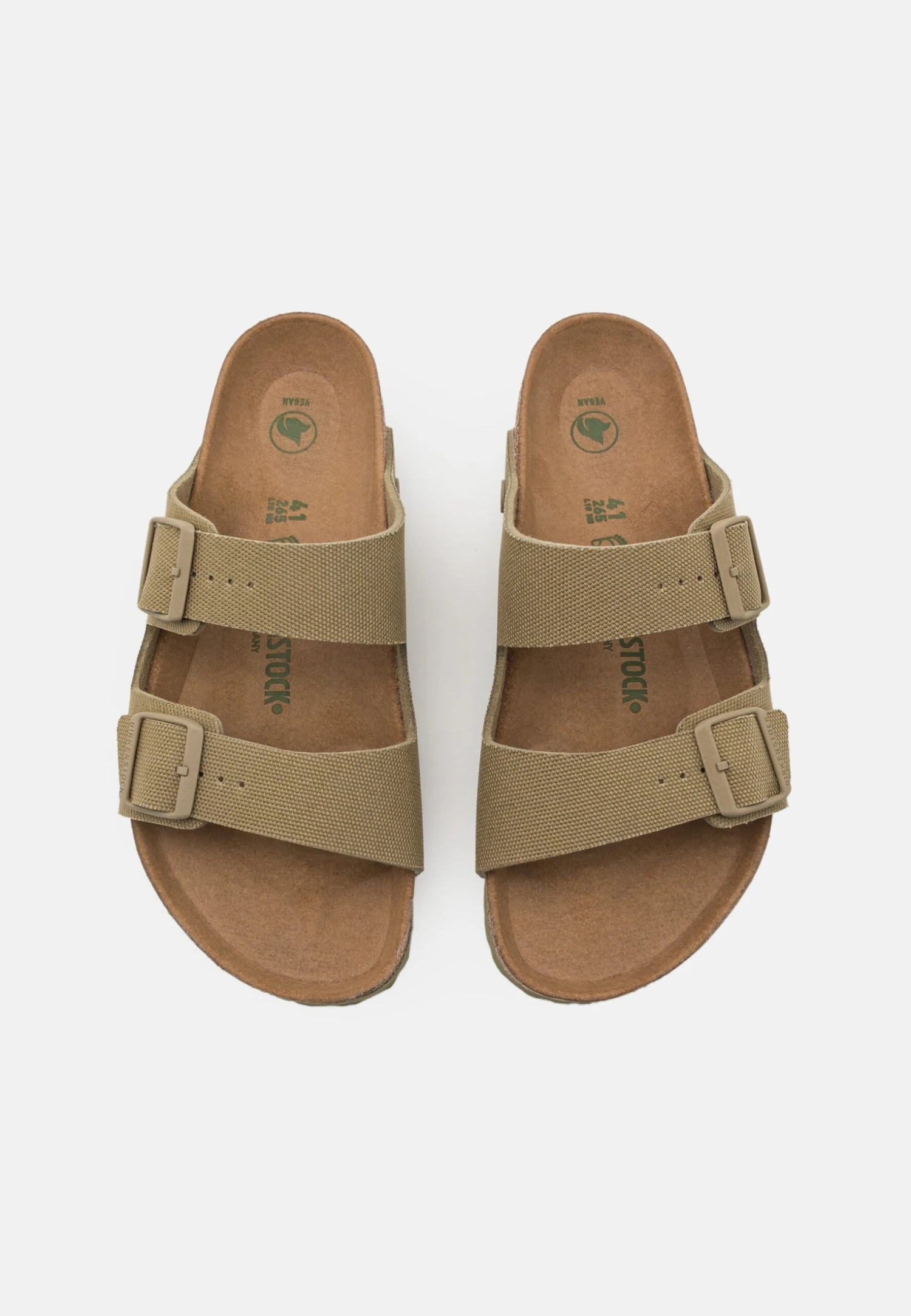 Birkenstock Arizona TexCanvas Faded Vegan Unisex - Muiltjes - Faded Khaki 6 Birkenstock Arizona TexCanvas Faded Vegan Unisex - Muiltjes - Faded Khaki - Afbeelding 4