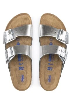 Birkenstock Arizona Nl Sfb Regular - Pantoffels - Silver -Birkenstock Winkel 2aa969558f7b4b1a8deee9d21371afa0