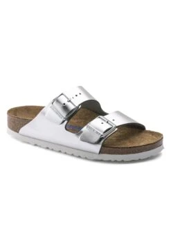Birkenstock Arizona Nl Sfb Regular - Pantoffels - Silver -Birkenstock Winkel 32ff6745ebd74d01b2319ead01398494