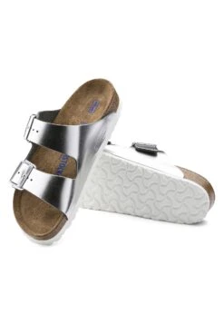 Birkenstock Arizona Nl Sfb Regular - Pantoffels - Silver -Birkenstock Winkel 3e0ed4332c35440fb8735f624d774e53