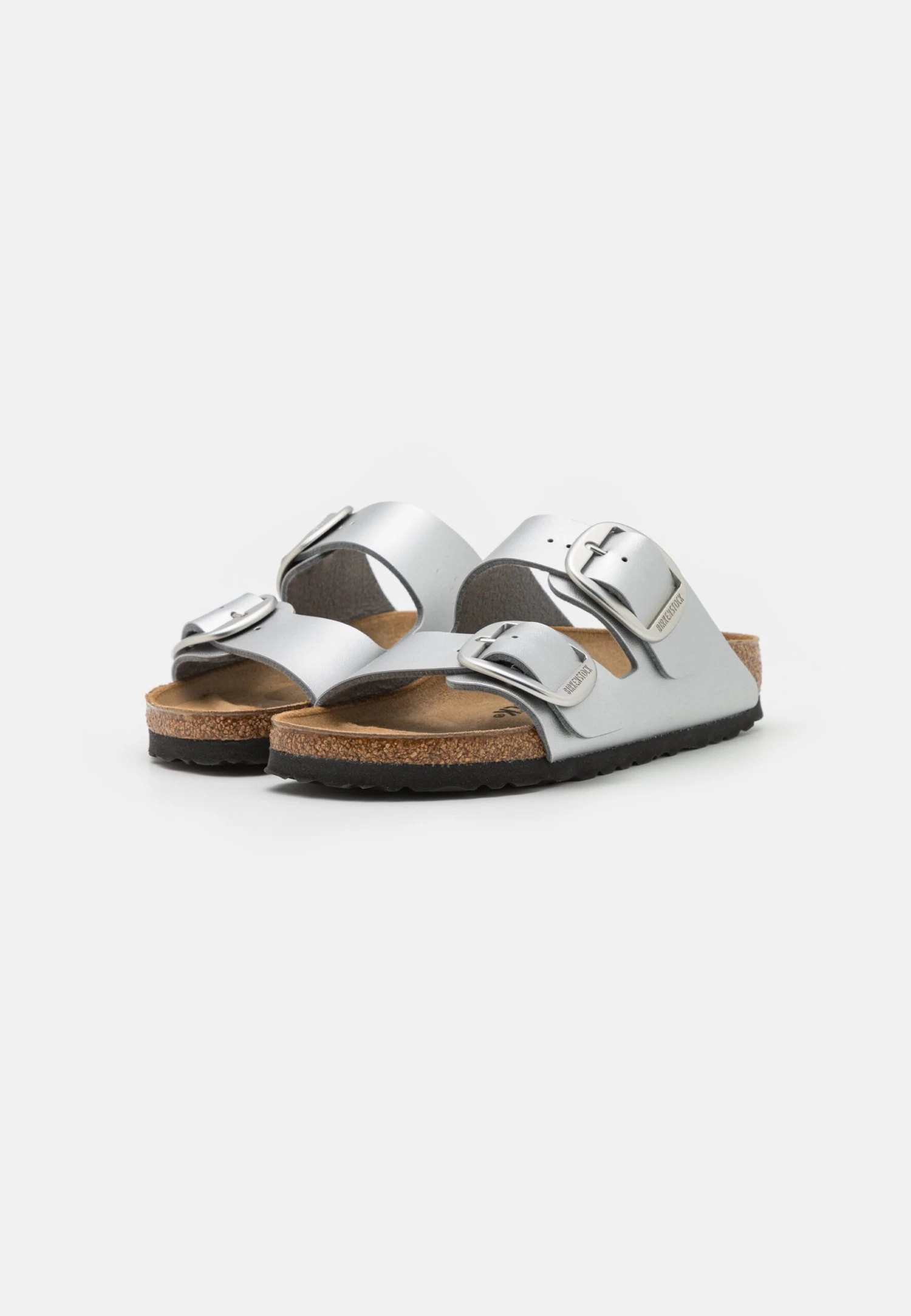 Birkenstock Arizona Big Buckle Narrow Fit - Pantoffels - Metallic Silver 5 Birkenstock Arizona Big Buckle Narrow Fit - Pantoffels - Metallic Silver - Afbeelding 3