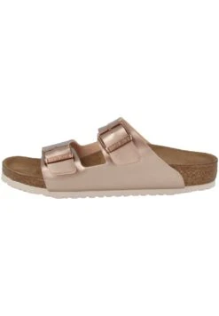 Birkenstock Unisex - Muiltjes - Electric Metallic Copper