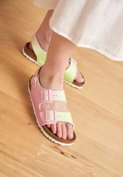 Birkenstock Milano Ombre Narrow Fit - Sandalen - Candy Pink/Faded Lime 10 Birkenstock Milano Ombre Narrow Fit - Sandalen - Candy Pink/Faded Lime -Birkenstock Winkel 6205c481395140a2ab48fa2c1b7c9d05