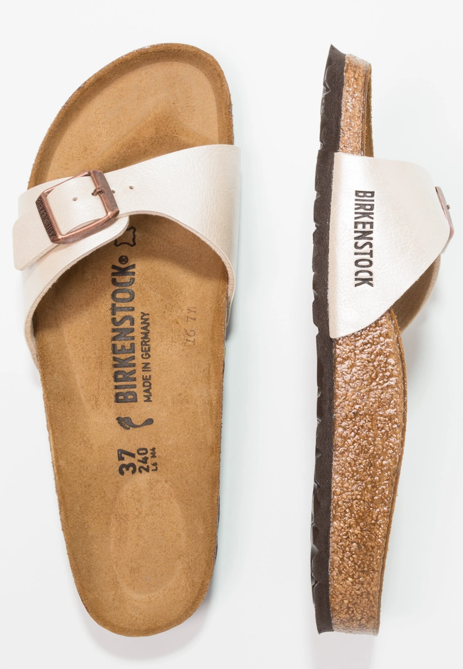 Birkenstock Madrid Bf Narrow - Muiltjes - Graceful Pearl White 6 Birkenstock Madrid Bf Narrow - Muiltjes - Graceful Pearl White - Afbeelding 4