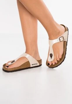 Birkenstock Gizeh Bf Regular - Teensandalen - Pearl White