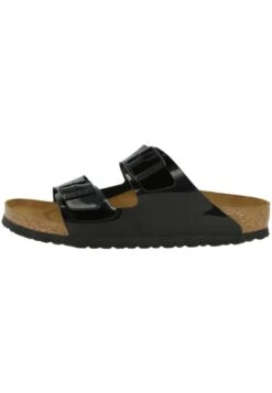 Birkenstock Arizona Bf Regular - Muiltjes - Patent Black (1005291)