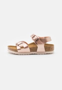 Birkenstock Rio Kids Bf Electric Metallic Regular Fit - Sandalen - Rose Gold-Coloured