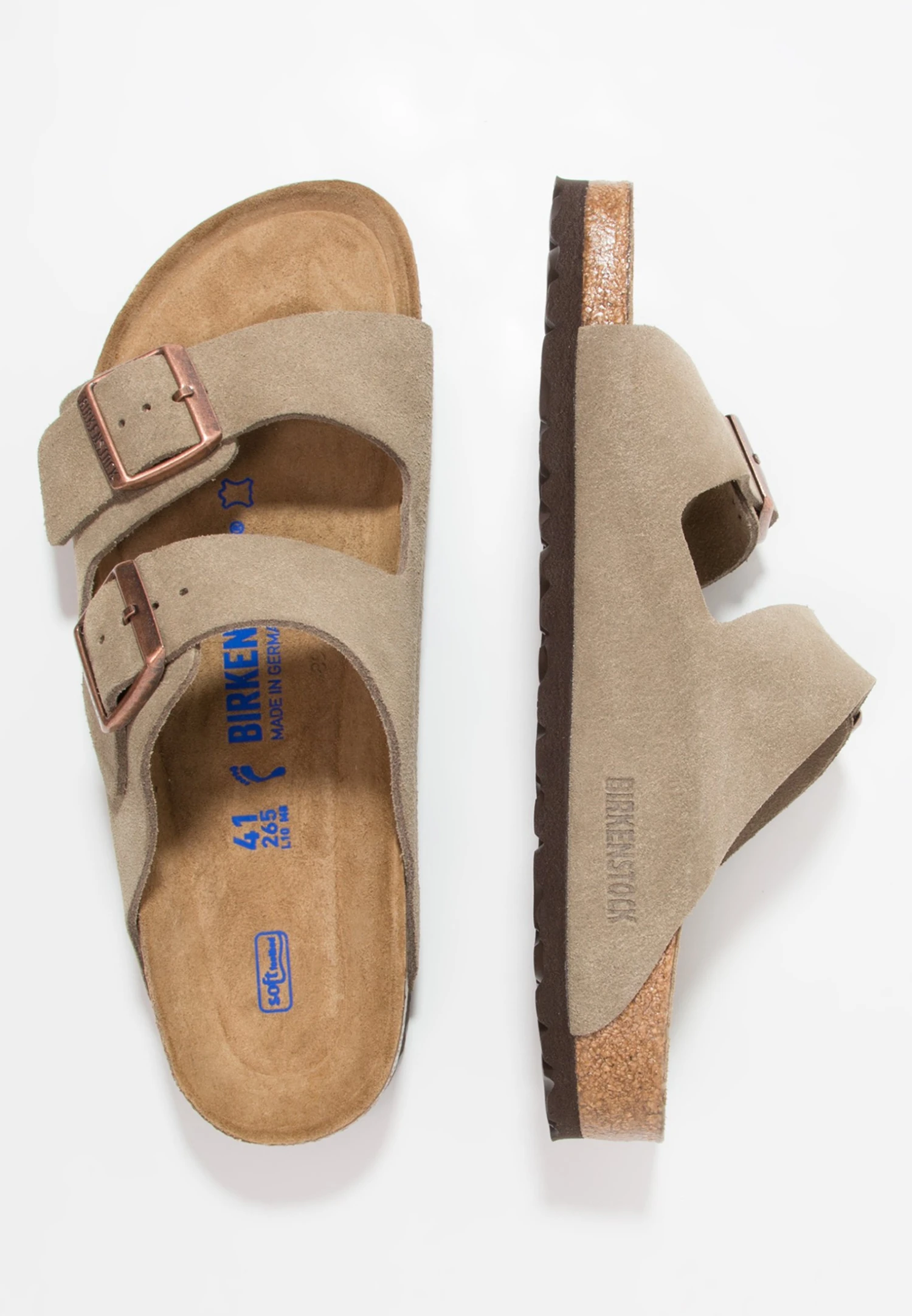 Birkenstock Arizona Soft Footbed Narrow Fit - Muiltjes - Taupe 7 Birkenstock Arizona Soft Footbed Narrow Fit - Muiltjes - Taupe - Afbeelding 5