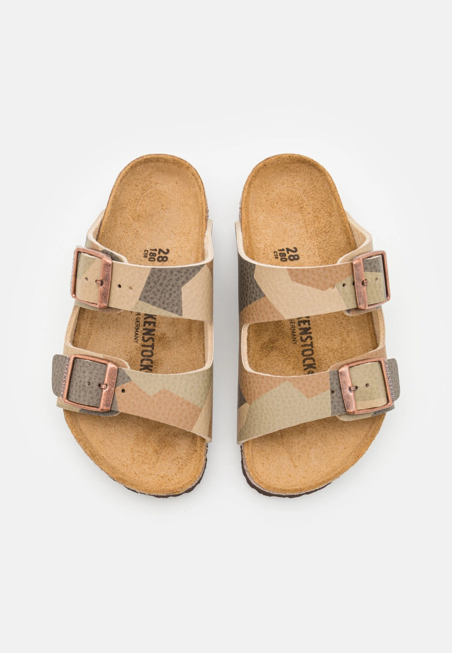 Birkenstock Arizona Geometric Unisex - Muiltjes - Desert Soil/Khaki 6 Birkenstock Arizona Geometric Unisex - Muiltjes - Desert Soil/Khaki - Afbeelding 4